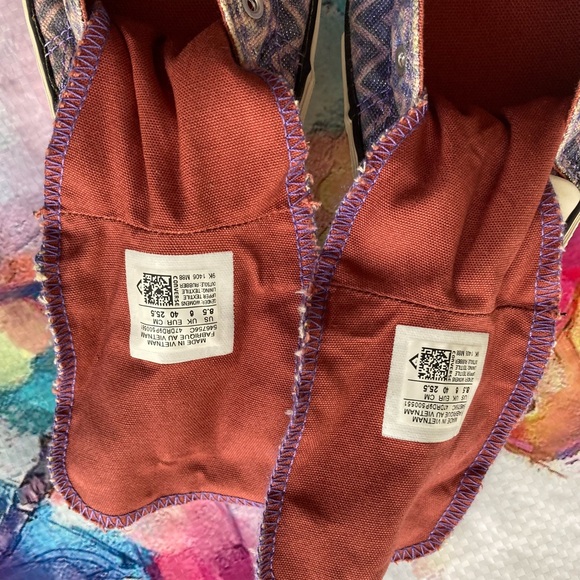 Converse Multicolored Zigzag High-Top Sneakers - Picture 7 of 8